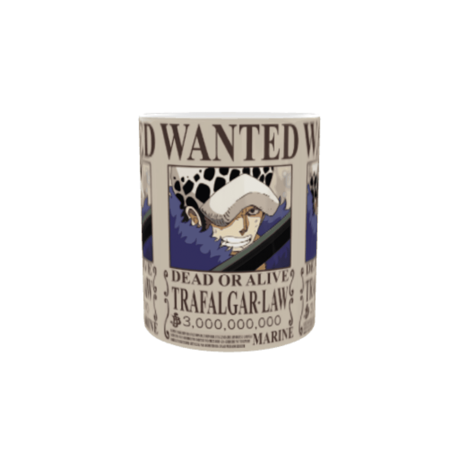 Taza "Wanted Se Busca Trafalgar Law – One Piece – Nueva Recompensa" - 3