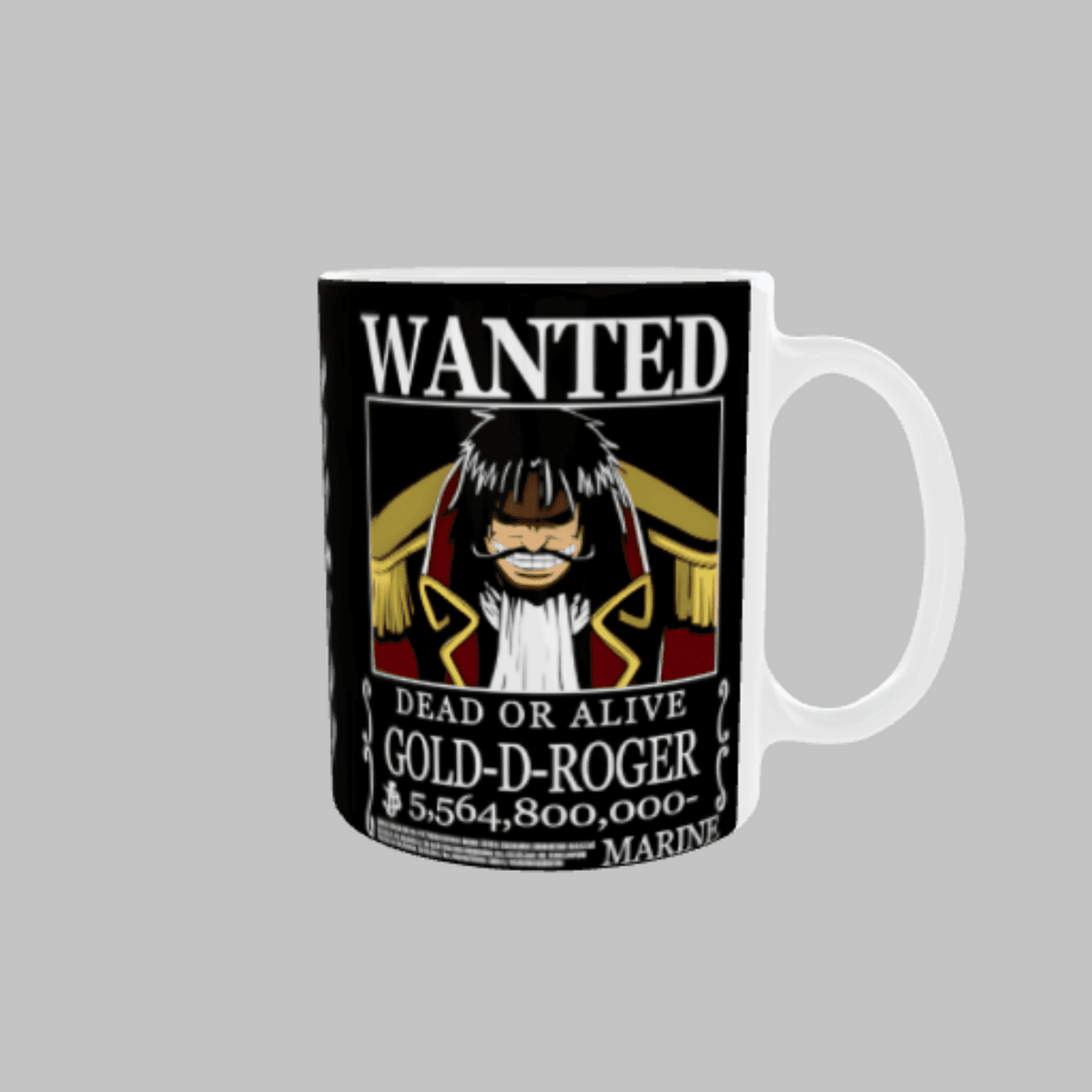 Taza Gold D. Roger Wanted | One Piece - 5