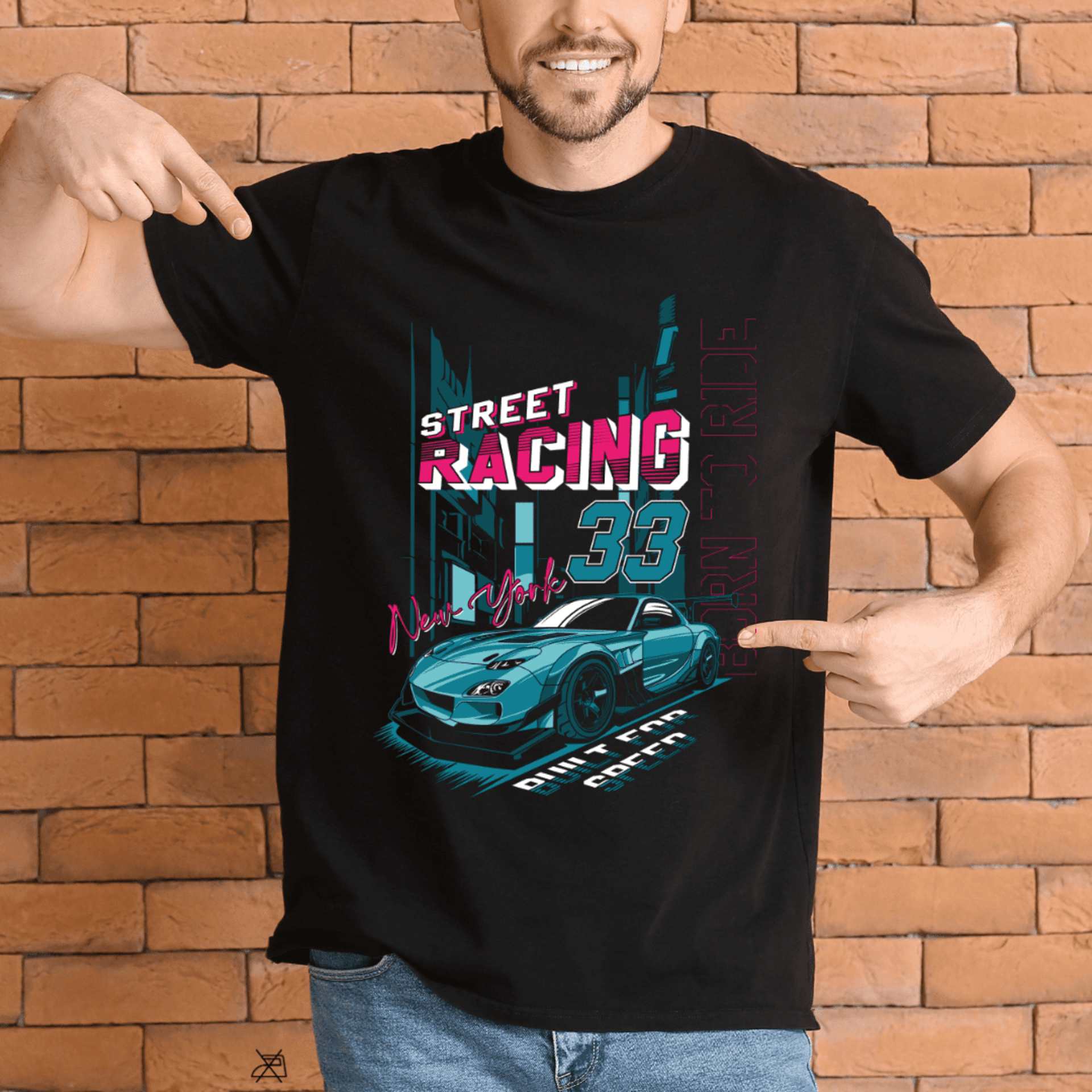 Camiseta Street Racing 33 100% Algodón | Estilo Urbano Racing | Unisex S-2XL - 2