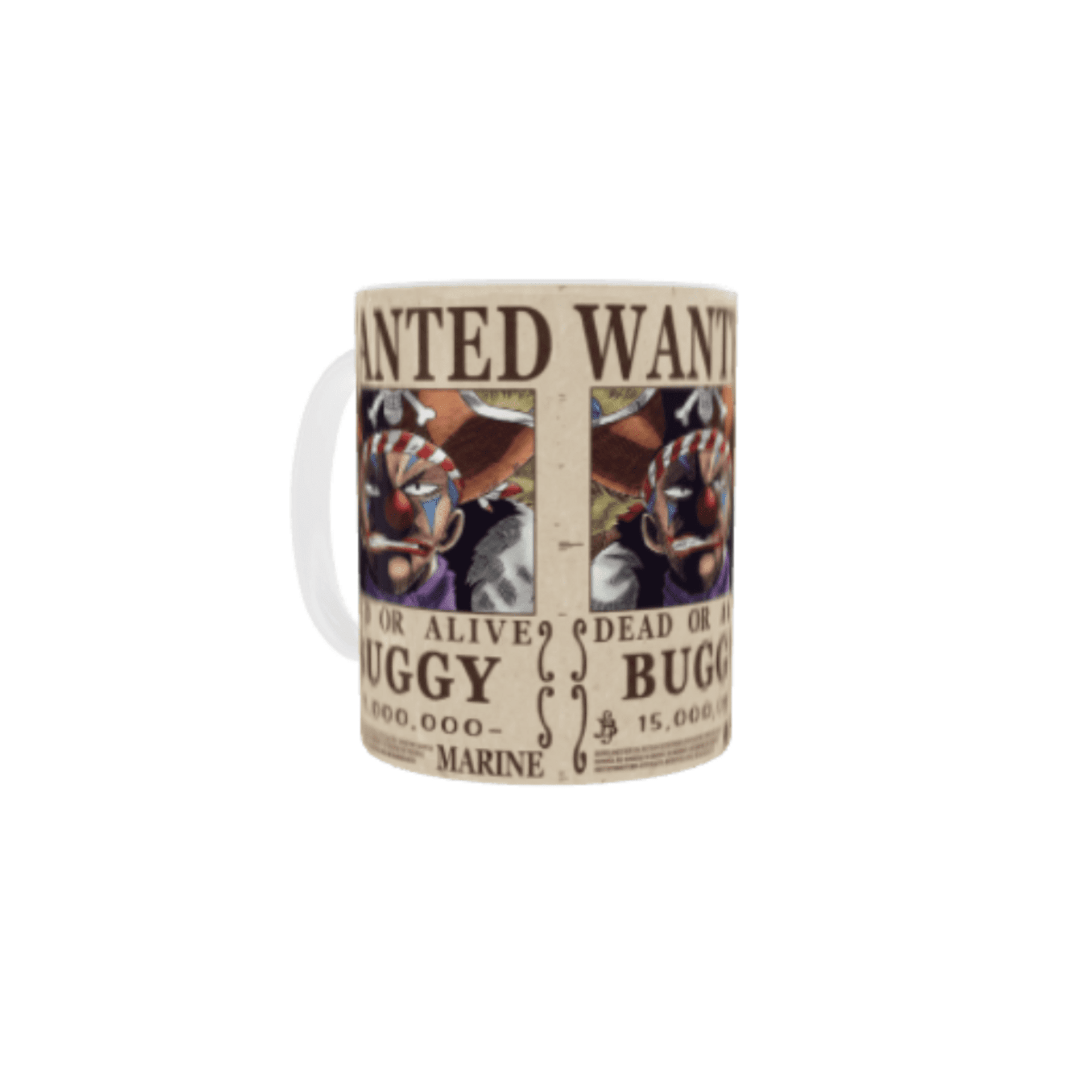 Taza “Cartel Wanted – Se Busca Buggy” – One Piece - 2
