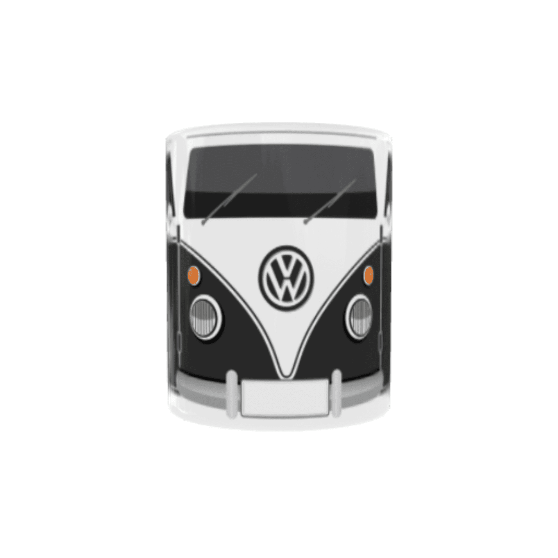 Taza Furgoneta Volkswagen Hippie Negra VW - 1