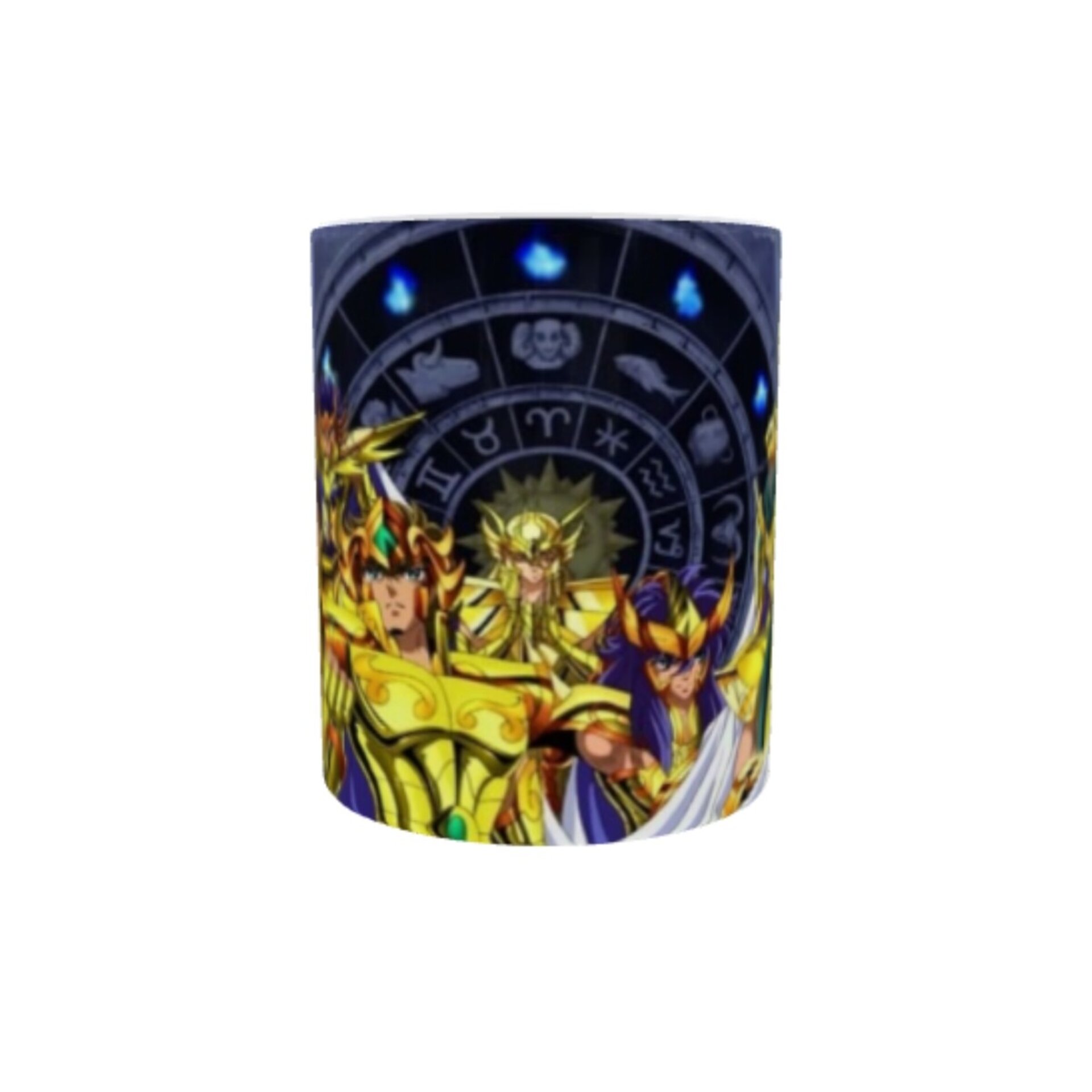 Taza Caballeros del Zodiaco Con Armadura de Oro - 2