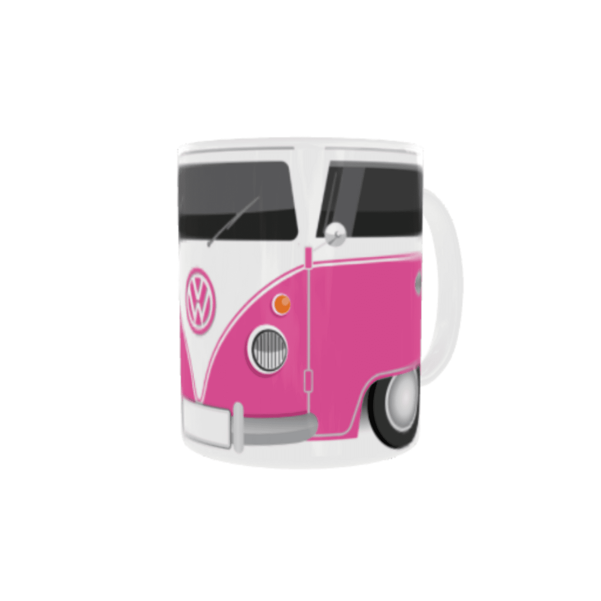 Taza Furgoneta Volkswagen Hippie Rosa VW - 2