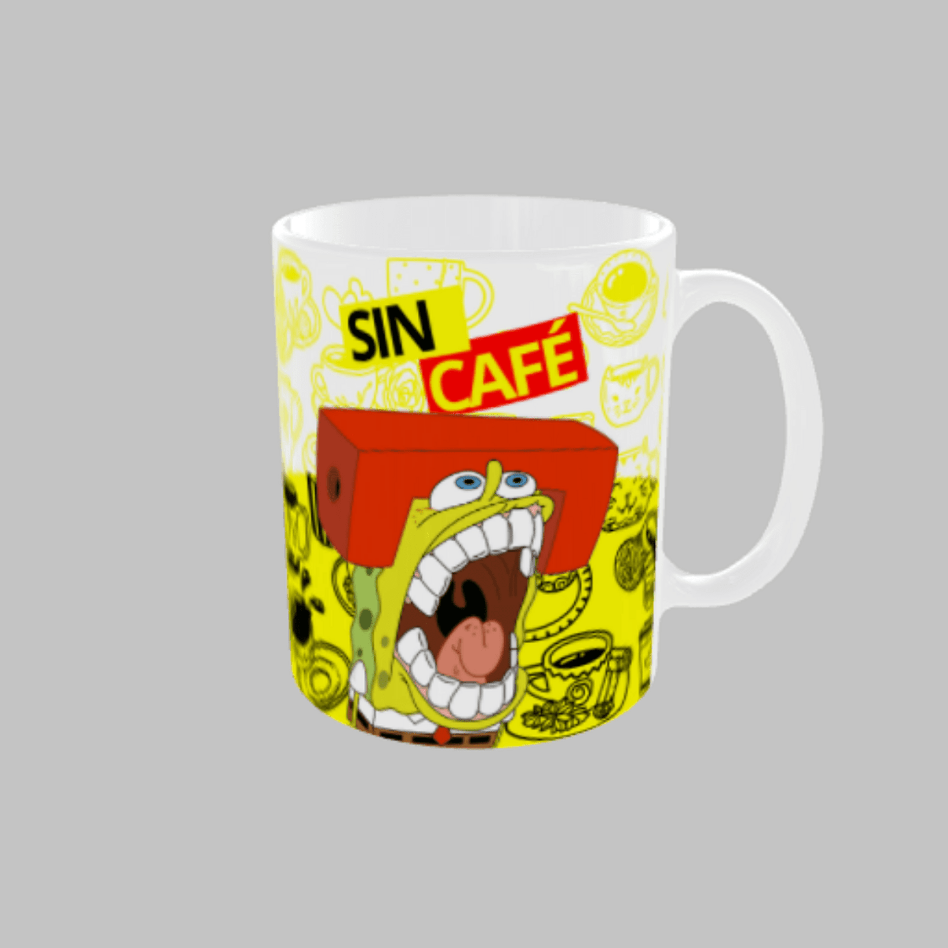 Taza Bob Esponja “Con café / Sin café” - 2