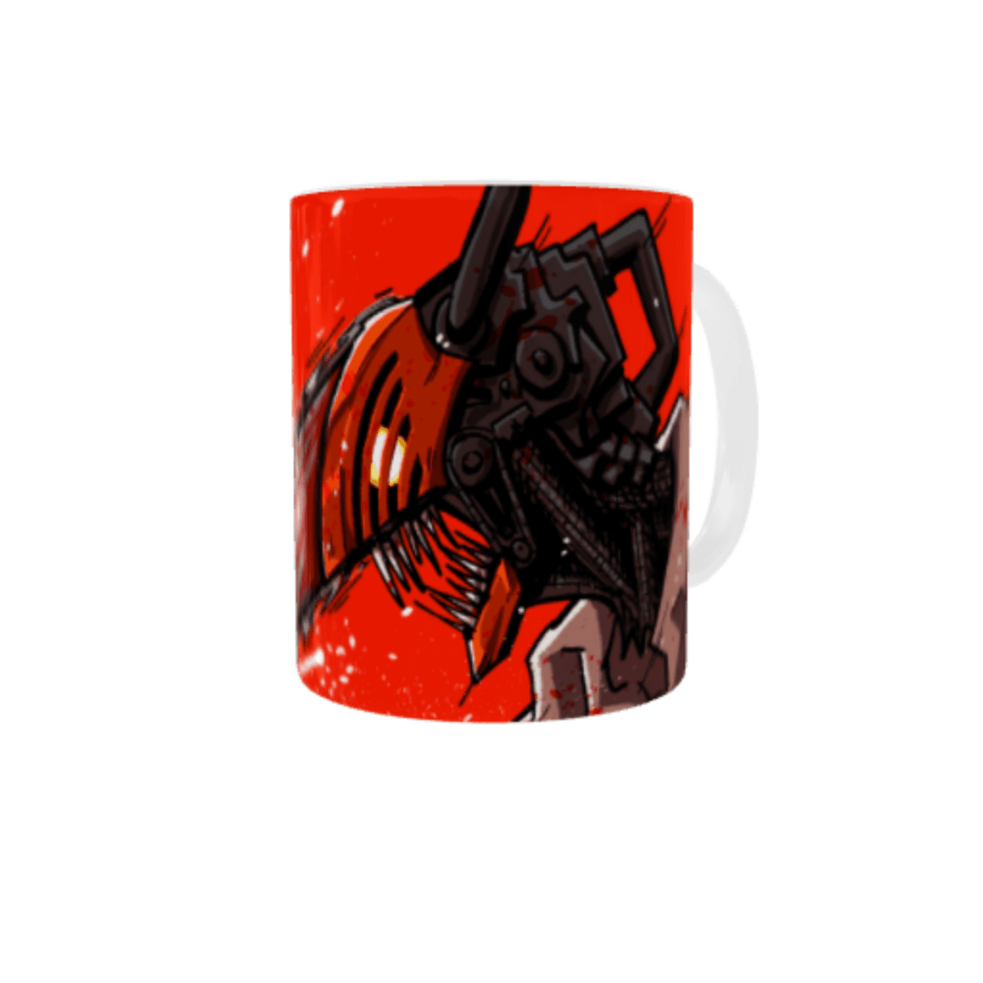 Taza Chainsaw Man Roja - 1