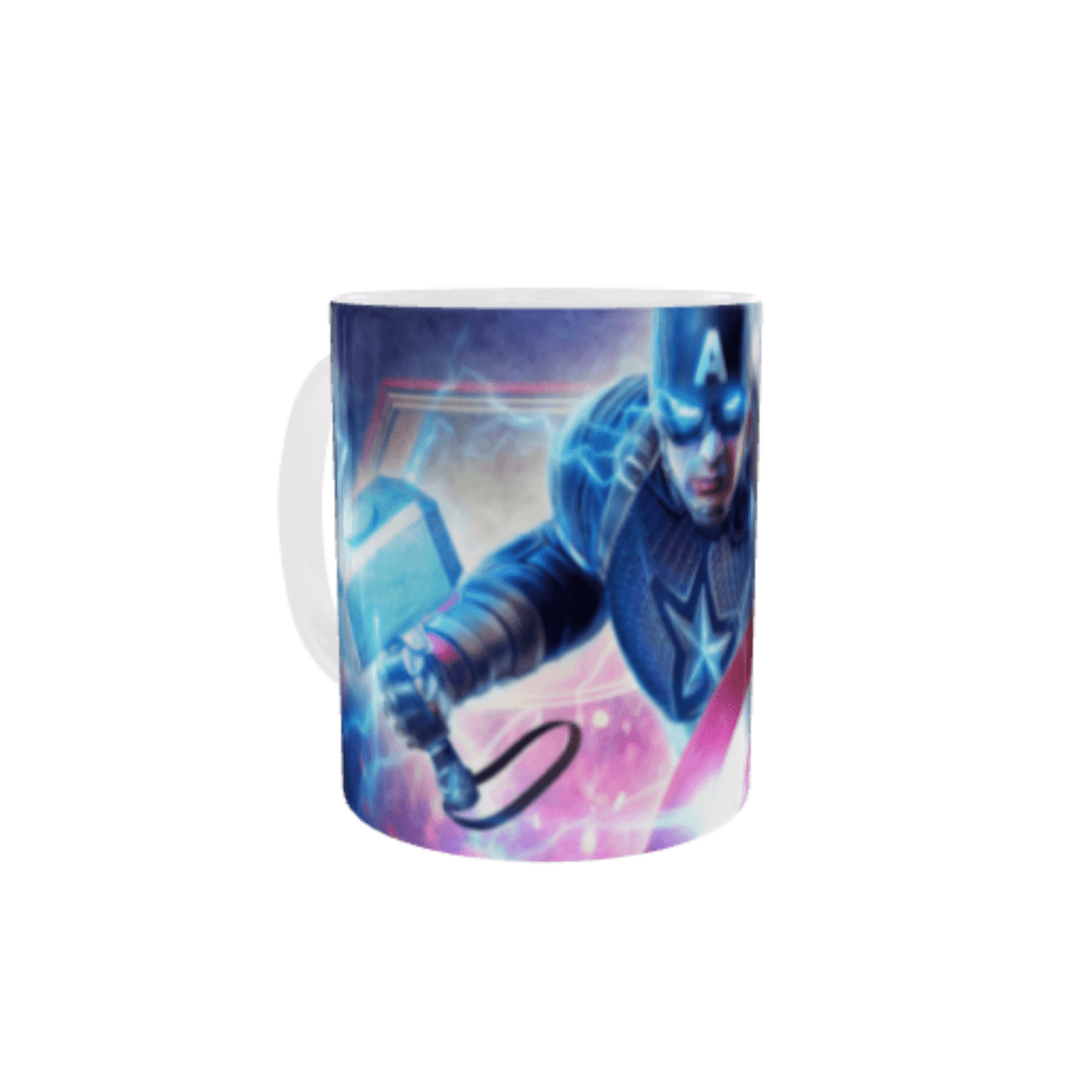 Taza Capitán América con Mjolnir - 5